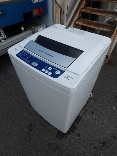 簡易清掃済み☆2012年製☆　AQUAアクア　全自動洗濯機７ｋ　AQW－S70A