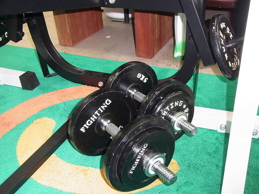 キングofベンチ+スクワットセーフティスタンド+ダンベル+バーベル  