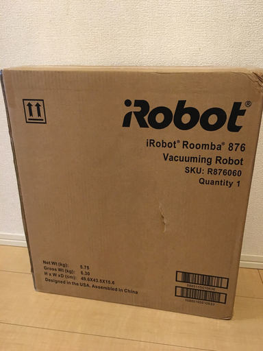 値下げ！ルンバ iRobot ８７６ 新品未使用！！