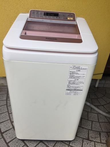 パナソニック 洗濯機 NA-FA70H2 2015年製 7kg エコナビ 送風乾燥