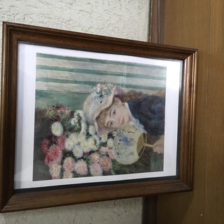 額 天然木製 写真用にも 絵画用にも 中古