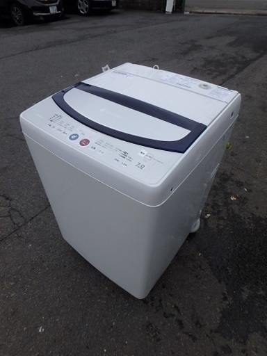 簡易清掃済み☆2008年製☆　SHARP★全自動洗濯機★7.0㎏★ES-FG70H-A