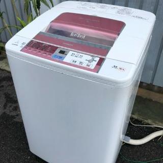 ピンクの大きめ洗濯機 11年製でまだまだ元気 Alba Com Gt