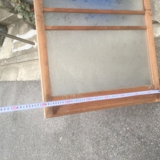 木製ガラス引き戸　室内用引違い　2組４枚