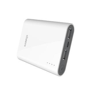 13400mAh 大容量 モバイルバッテリー ホワイト