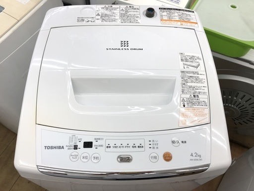 【安心6ヶ月保証】/中古洗濯機/TOSHIBA/東芝/AW-42ML/4.2kg/2013年製/【トレファク花小金井店】