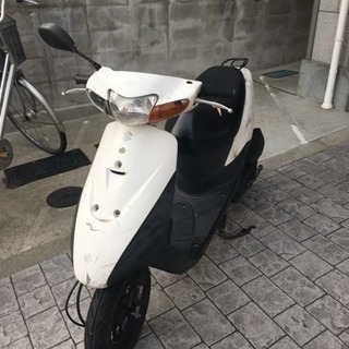 スズキ レッツ2】 後輪パンク中 50cc原付 ヘルメット、手袋付き assurwi.ma