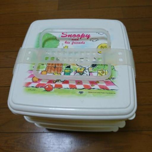 スヌーピー ３段お弁当箱 ねこ 和歌山市の食器 その他 の中古あげます 譲ります ジモティーで不用品の処分