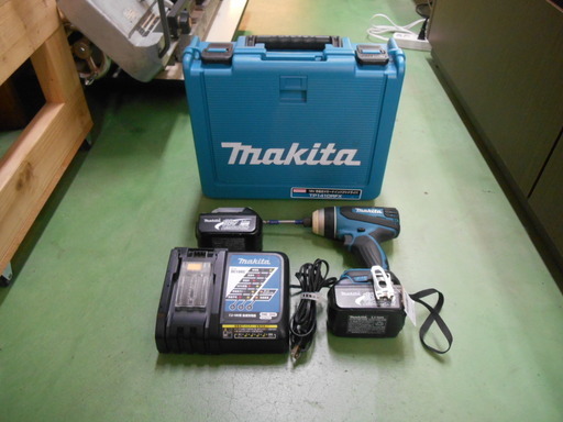 【磐田市見付】　マキタ　インパクトドライバ　バッテリー2個つき　TP141DRFX