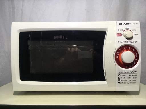 2016年製 シャープ RE-T3-W6 電子レンジ 700Ｗ