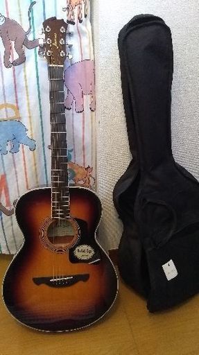アコギ本体、カポ、チューナー等フルセット
