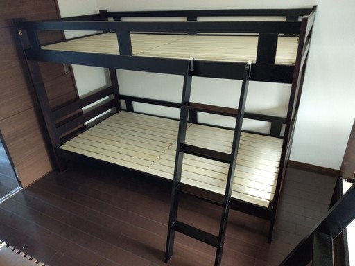 【在庫2つ】中古木製2段ベッド売ります！
