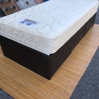 sealy マットレス付き‼️ お値段以上⤴️ニトリ❤️4収納シングルベッド