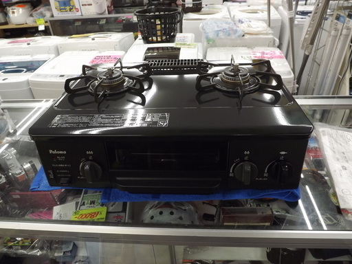 Ploma パロマ　ガステーブル　IC-36KB-L　都市ガス用　2017年製　左強火タイプ　水無し片面焼き　札幌　西岡店