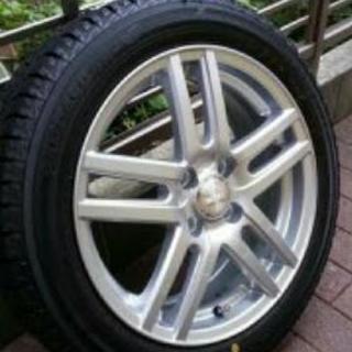 スタッドレスタイヤ&ホイール4本セット　ラクティスで使用　ヨコハマ iG50