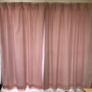 【美品】遮光カーテン100×180  2枚組 ニトリ