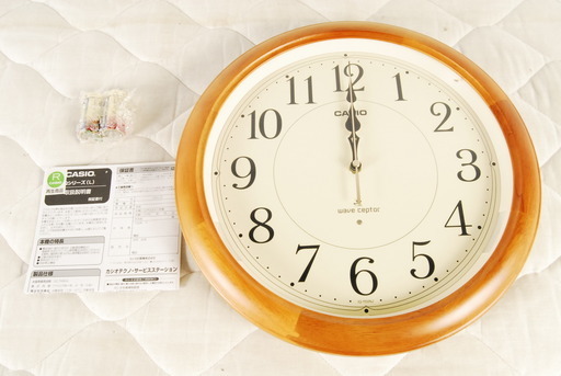 6716未使用casioiq 1150nj掛時計電波時計再生商品取扱説明書付アントレ ひろ 岡崎のその他の中古あげます 譲ります ジモティーで不用品の処分