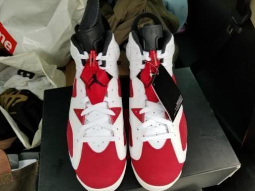 【新品】NIKE JORDAN6カーマイン