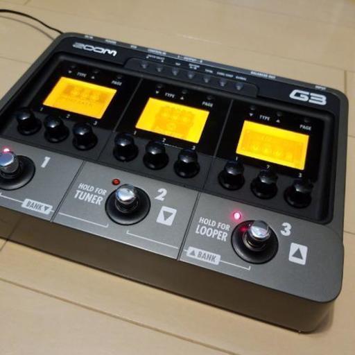 ZOOM マルチエフェクター G3 version2.0 美品 近隣お届けします。