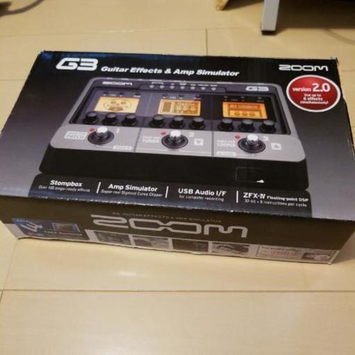 楽器・機材 【美品・完備品】ZOOM G3 マルチエフェクター（AC