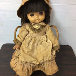 レトロ　昭和　アンティーク　ドール　人形　H40cm　USED　調布市