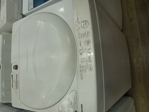 R 中古 TOSHIBA 全自動洗濯機 4.2kg ホワイト系 AW-4S3 2016年製