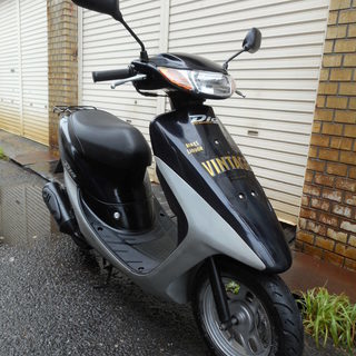 ライブディオ 2スト タイヤ前後バリ山 サイドスタンド付