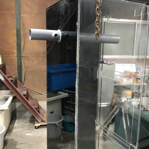 受け渡し予定確定大型アクリル水槽1800オーバフロー