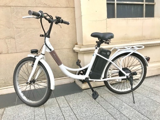 【2022年まで保証期間】電動アシスト自転車 22インチ (防犯登録証あり)