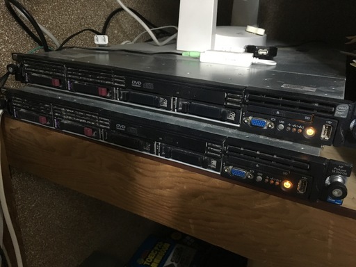1Uサーバ HP ProLiant DL360 G6　8コア16スレッド ②