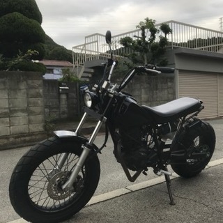 ヤマハTW200ディスク ロンスイ スカチューン 峠速いキック一発始動