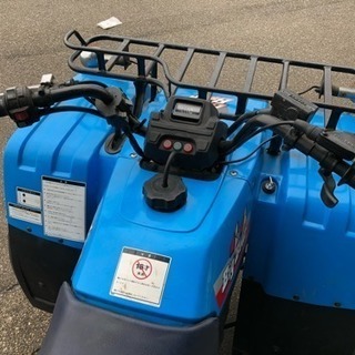 【中古】ビッグベア350 4×4バギー ヒッチメンバー付き ナンバー取得痕跡有り 書類無し