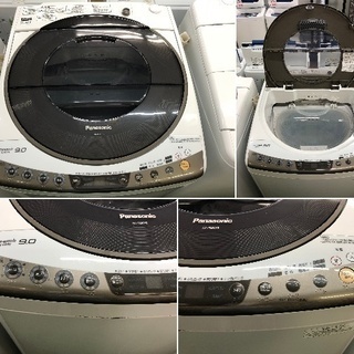 美品【 Panasonic 】パナソニック エコウォッシュ 洗濯9.0㎏ 全自動 