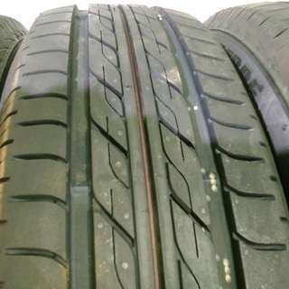 夏タイヤ 軽自動車 ~99％富山【点検OK】 155/65R14 一番人気 ブリヂストン 【富山市/手渡しもOK】エコピア EX10 中古/4本　ﾜｺﾞﾝR純正 スズキ