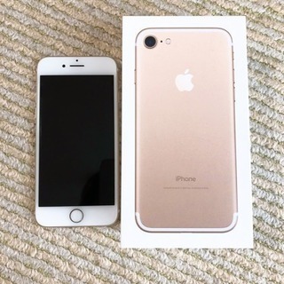 ✼美品✼iPhone 7 Gold 128 GB SIMロック解除済✼