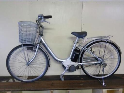 【ありがとうございました】電動アシスト自転車　整備済み　６Ah　リチウムイオン　予備バッテリー付き