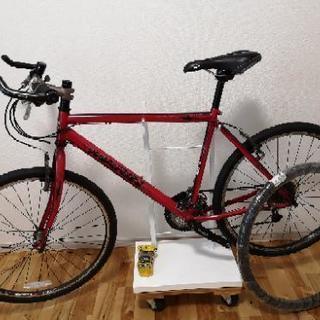 掲載時より5000円値下げ クロスバイク MARIN マリン MUIRWOODS 2010 赤 フレームサイズ19インチ 美品＋予備タイヤ