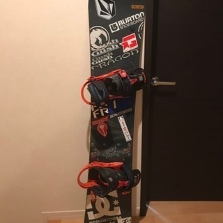 Burtonスノーボード板とビンディングのセット