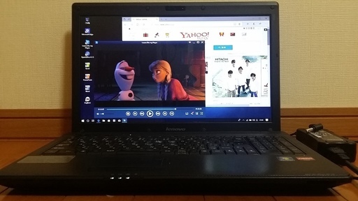 Windows10アップグレード済みノートパソコン (15.6型 Lenovo G565)