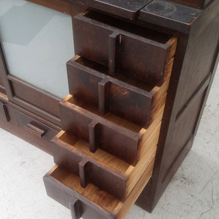 《姫路》昭和レトロ☆古い水屋/食器棚/古民具/和室/古家具【古き良き時代の逸品】