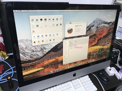 iMac 27-inch,Mid 2010 CTO 2.93GHz Core i7 128GB SSD メモリ16GB【ジャンク扱い】