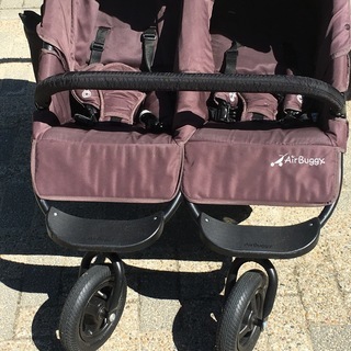 エアバギーココダブル エスプレッソ 双子ベビーカー 横並び 2人乗り