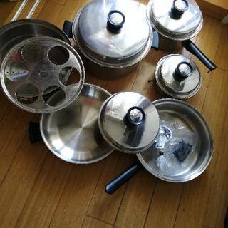 AMWAY QUEEN お鍋 フライパン セット 新品未使用未開封の部品あり