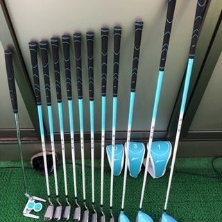 左利き用セット☆レディース☆ゴルフクラブセット☆スカイブルー