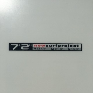 NSP 7\'2 フィン付 中古サーフボード 超浮力 手渡し