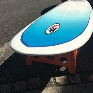 NSP 7\'2 フィン付 中古サーフボード 超浮力 手渡し