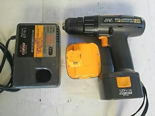 ナショナルドリルドライバー12v中古品