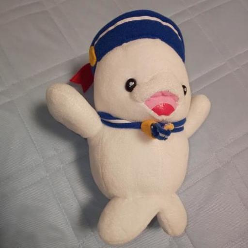 名古屋港水族館 シロイルカ ベルーガ ぬいぐるみ まじめ君 高浜のおもちゃの中古あげます 譲ります ジモティーで不用品の処分