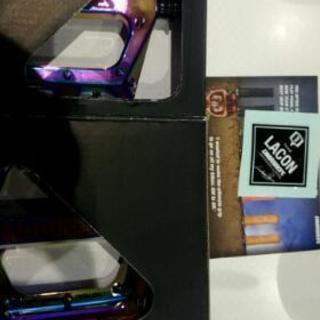 自転車ペダルDMRレインボーカラー MTB、マウンテンバイク