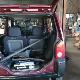 ダイハツ ネイキッド 部品取り 丸車引き取り希望 社外パーツ多数付いてます エンジン EF-TB 5MT 4WD              